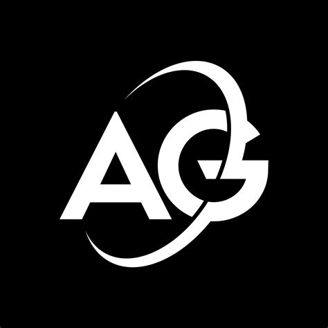 Diseño De Logotipo De Letra Ag Icono Del Logotipo De Letras Iniciales