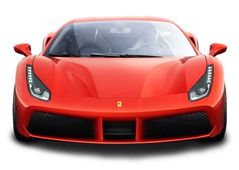 Download Ferrari 488 Gtb Red Car Png Image For Free