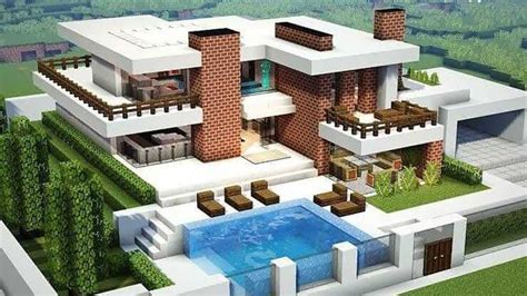 12 Construcciones De Casa Modernas Y Lujosas De Minecraft UDOE