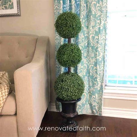 Diy Topiary Trees With Tiered Boxwood Balls Perfect For Any Season
