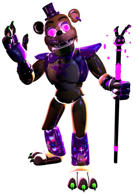 C4drender Glamrock Glitchbear By Blackroseswagz On Deviantart