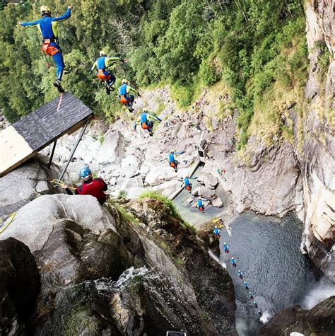 Daredevil Laso Schaller Set The Record For The Highest Cliff Jump After