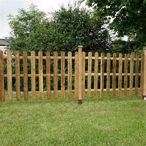 Mercia 4ft High 1220mm Mercia Palisade Round Top Fence Panels
