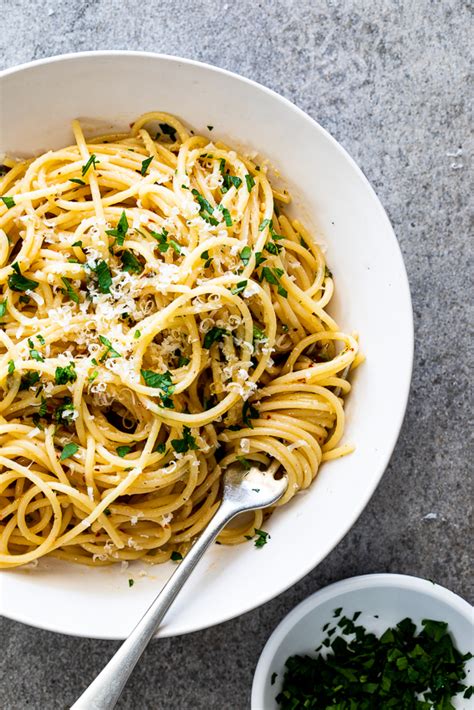 It's a very basic italian classic. Spaghetti Aglio e Olio - Simply Delicious