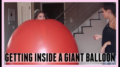 Getting Inside A Giant Balloon Griffin Arnlund Youtube
