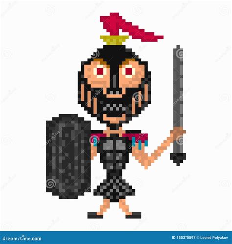 Warrior Pixel Art Stock Illustrations 336 Warrior Pixel Art Stock