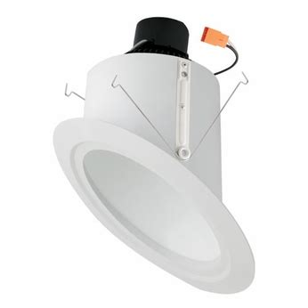 Recessed lighting is one of the common light options for vaulted ceiling lighting. Elco EL764W White 6" Super Sloped Ceiling LED Baffle ...