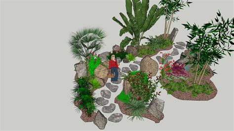 Rock Garden Path 3D Warehouse