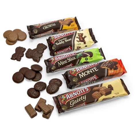 Arnotts Chocolate Biscuits Favourite Selection Of 5 Bundle Woolworths