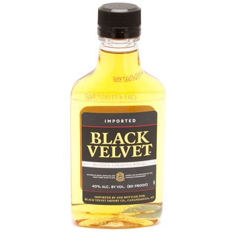 Black Velvet Canadian Whiskey 200ml Beer Wine And