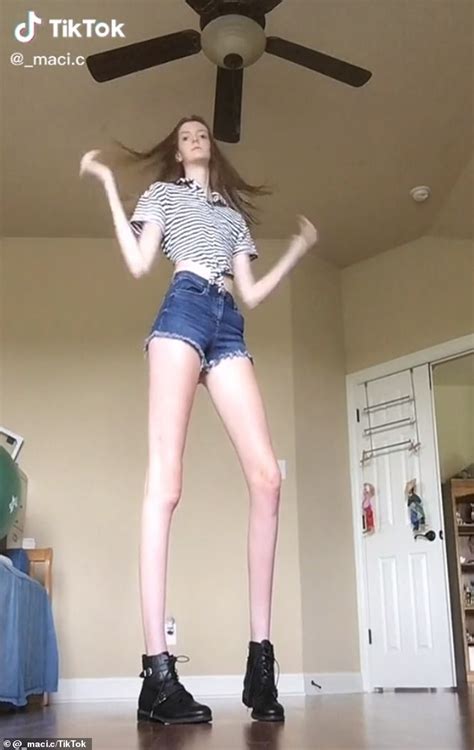 Ft In Texan Girl Has World S Longest Legs At Ft In Daily