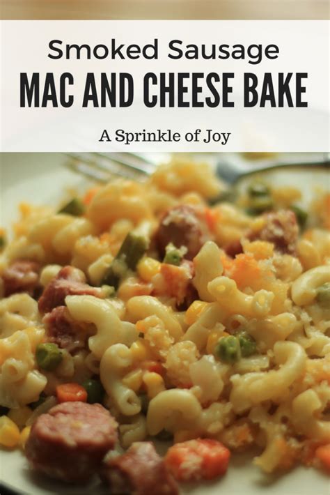 Over 100 homemade sausage making recipes, like italian, andouille, chorizo, bratwurst, breakfast and english bangers. Sausage Mac and Cheese - A Sprinkle of Joy