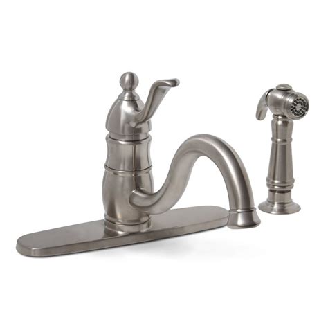Shop allmodern for modern and contemporary brushed nickel kitchen faucets to match your style and budget. Premier Sonoma Lead-free Single-handle PVD Brushed Nickel ...