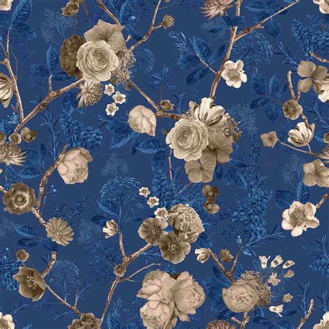 Navy Blue Floral Wallpapers Top Free Navy Blue Floral Backgrounds