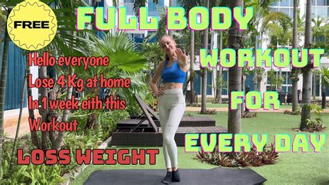 Best Full Body Workout Program 3min For Every Day Youtube