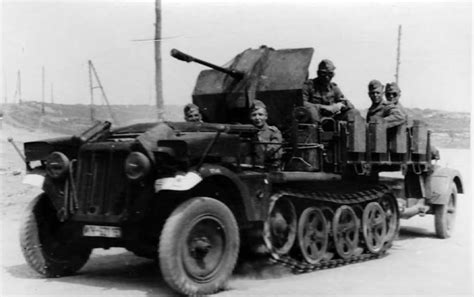 German Ww2 Half Track Sdkfz 104 World War Photos