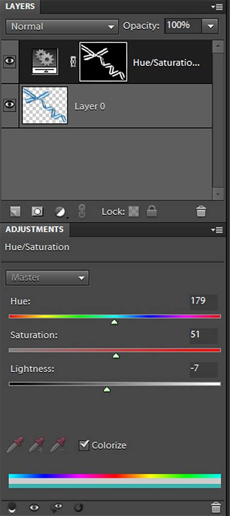 How To Recolor Colored Templates Using Hue Saturation Adjustment