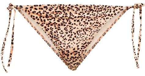Ulla Johnson Maria Leopard Print Bikini Bottoms Lyst