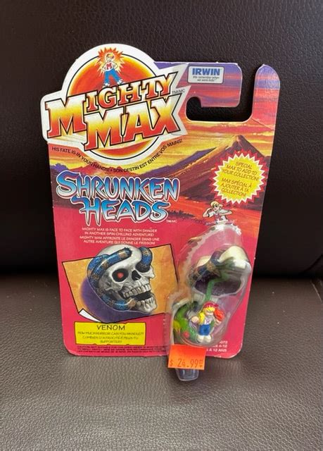 Mattel Mighty Max Shrunken Heads Venom Maine Vintage Toys