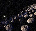 Asteroid belt - Stock Image - R310/0073 - Science Photo Library