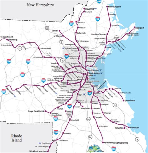 Mbta Map Commuter Rail Map Of The World Images And Photos Finder