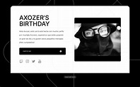Axozer birthday