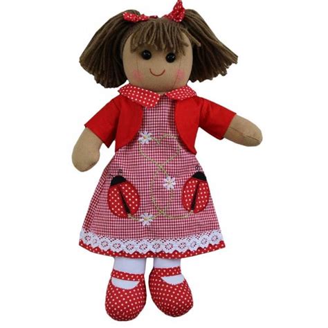 Powell Craft Large Rag Doll Ladybird Toddler Toys From Soup Dragon Uk
