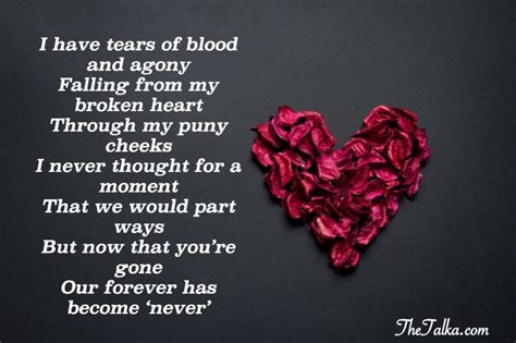 Poems About Broken Love Relationships