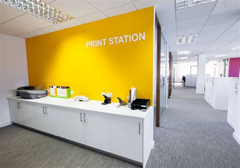 Print Station Small Office Design Office Design Inspiration Modern
