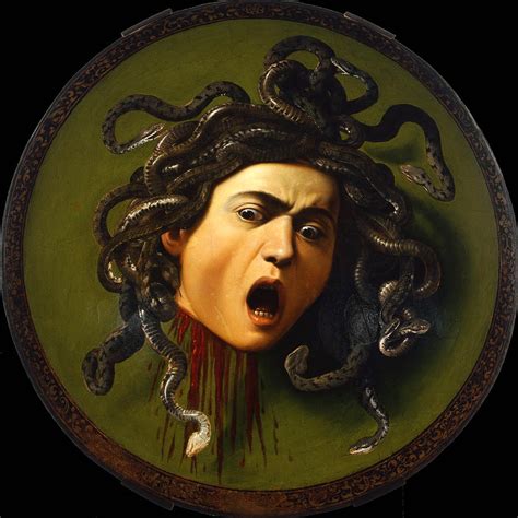 Medusa Painting By Caravaggio Drawing By Caravaggio Fine Art America