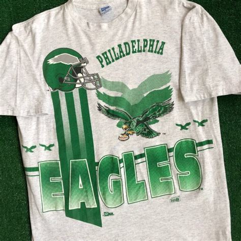 1993 Philadelphia Eagles Double Sided Salem Nfl T Shirt Size Xl Rare Vntg