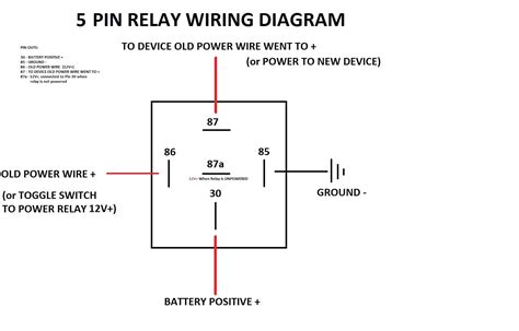 5 Pin Relay Wiring Diagram How A 5 Pin Relay Works Youtube