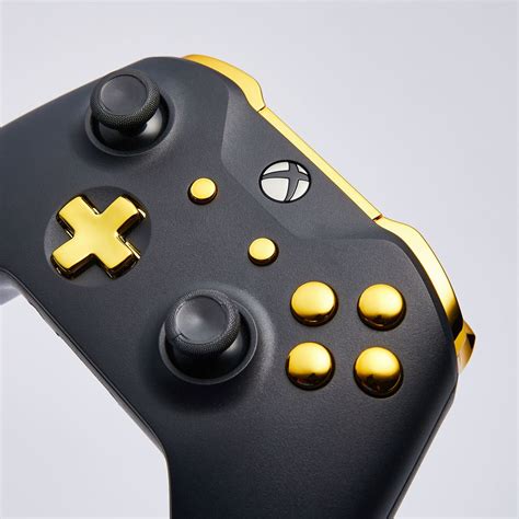 Xbox One S Custom Controller Matte Black Gold Edition Xbox One S