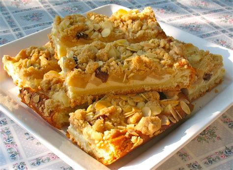 Maria panzer / einfach backen. Apfelkuchen mit Quark und Streuseln vom Blech | scheckenlaks