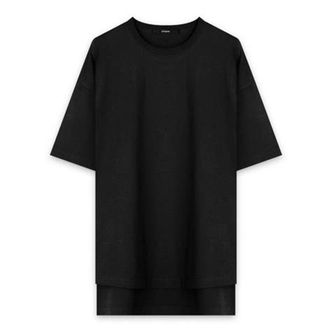 Stampdスタンプド 商品ページ Double Layer Relaxed Tee Black