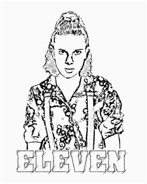 Coloring pictures stranger things poster poster cool coloring pages drawings art poster art christmas coloring pages. eleven season 3 coloring pages | Coloring books, Cat ...