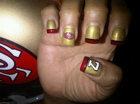 San Francisco 49ers Nails I Want To Do These For The Game Today
