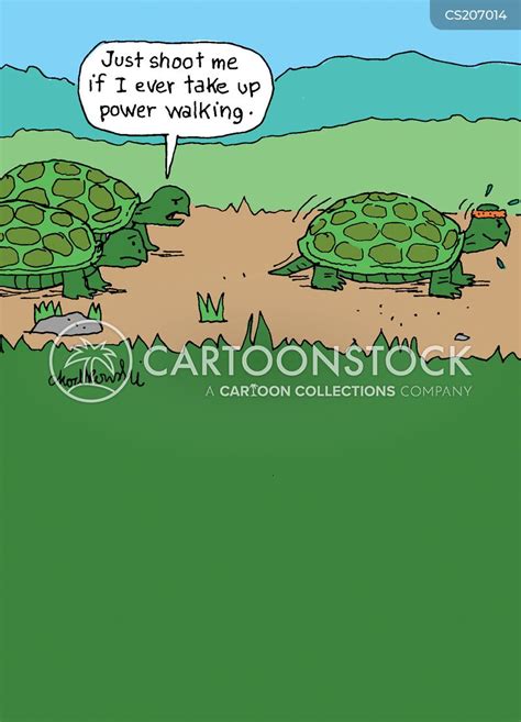 Power Walking Cartoons And Comics Funny Pictures From Cartoonstock