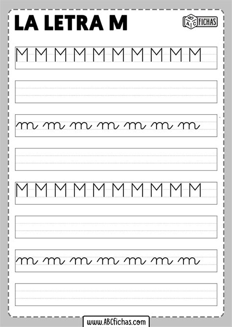 Atividades De Caligrafia Com A Letra M Para Imprimir Atividades De