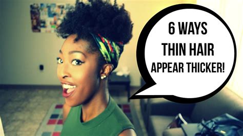 Cutting layers into your hair is a great strategy to make it appear. 6 Ways & Styles to Make Thin/Fine Natural Hair Appear ...