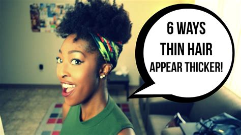 Make sure that you do not attempt to thin hair from the roots or the ends. 6 Ways & Styles to Make Thin/Fine Natural Hair Appear ...