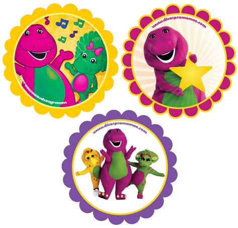 Barney Party Free Printable Mini Kit Oh My Fiesta In English