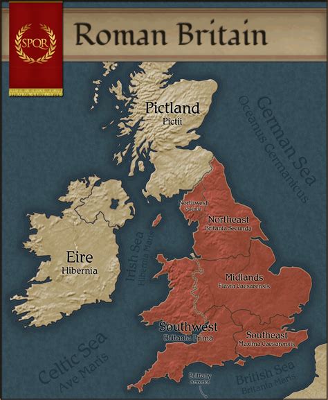 Map Of Roman Britain Oath Of Crows Obsidian Portal