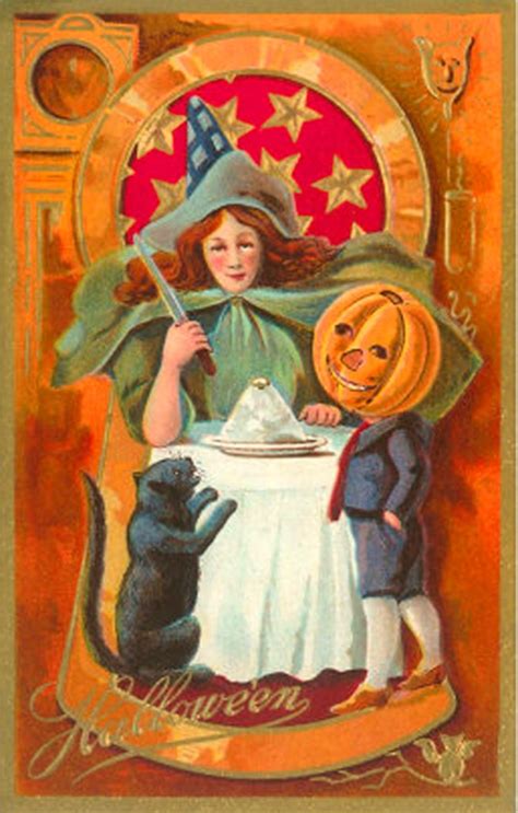 Halloween Greetings 77 Vintage Halloween Postcards The