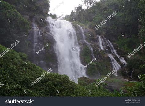 Wachirathan Waterfall Doi Inthanon National Park Stock Photo 1615451302