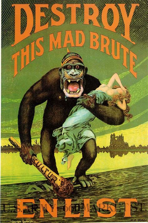 From That War When We Were Fighting Giant Gorillas Wwii Posters Patriotic Posters
