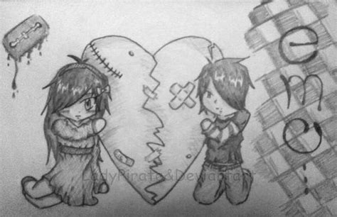 Emo Lovers By Ladypirate On Deviantart