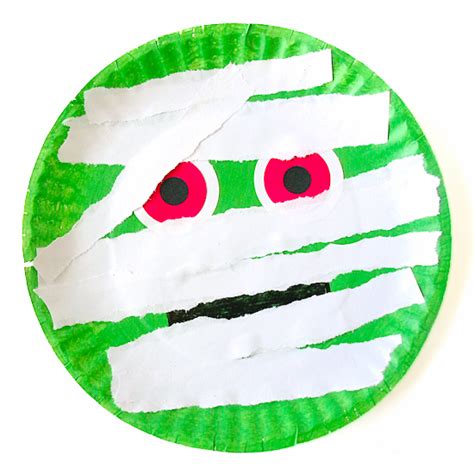 Paper Plate Mummy Craft Our Kid Things