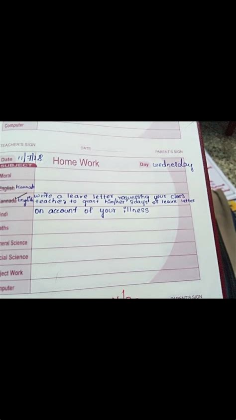 Write a letter to your grandmother asking for her blessings for your ensuing annual examination. write a leave letter requesting your class teacher to ...