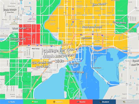 Tampa Neighborhoods Map